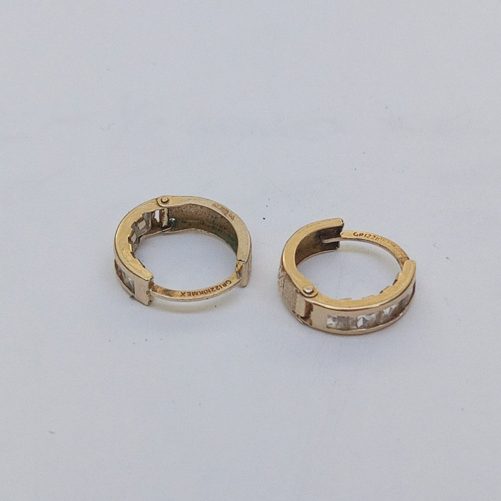 ARETES PAR ORO 10 K 1.2 GRMS (SEMINUEVO)