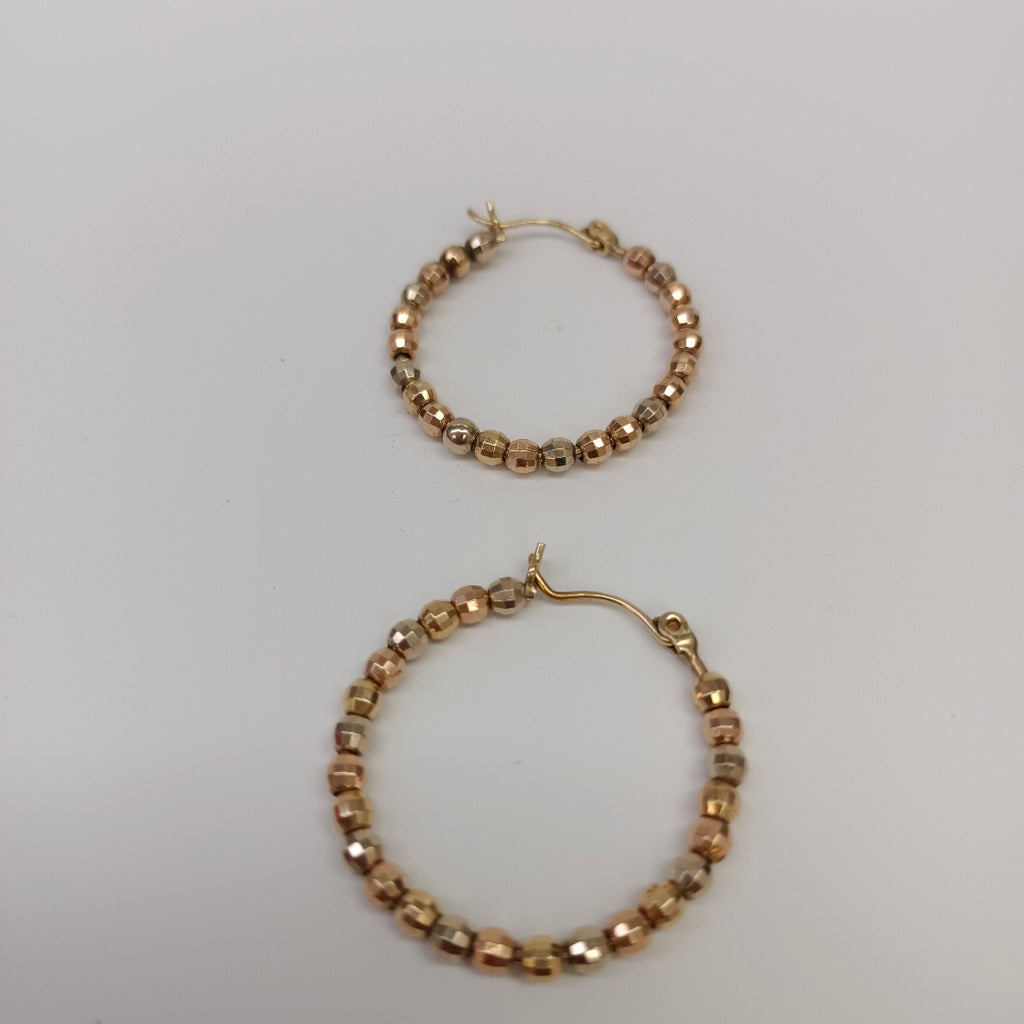 ARRACADAS PAR ORO 14 K 4.7 GRMS (SEMINUEVO)