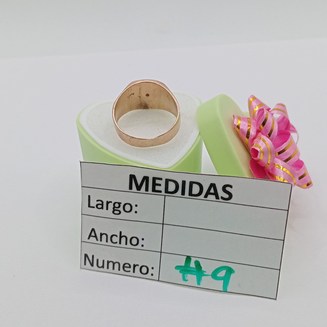 ANILLO DE GRADUACIÓN ORO 8 K 4,50 GRMS (SEMINUEVO)