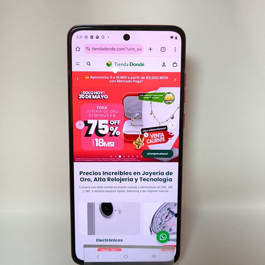 CELULAR MOTOROLA MOTO G84 XT2347-1 (2023) 256 GB 8 GB RAM (SEMINUEVO)