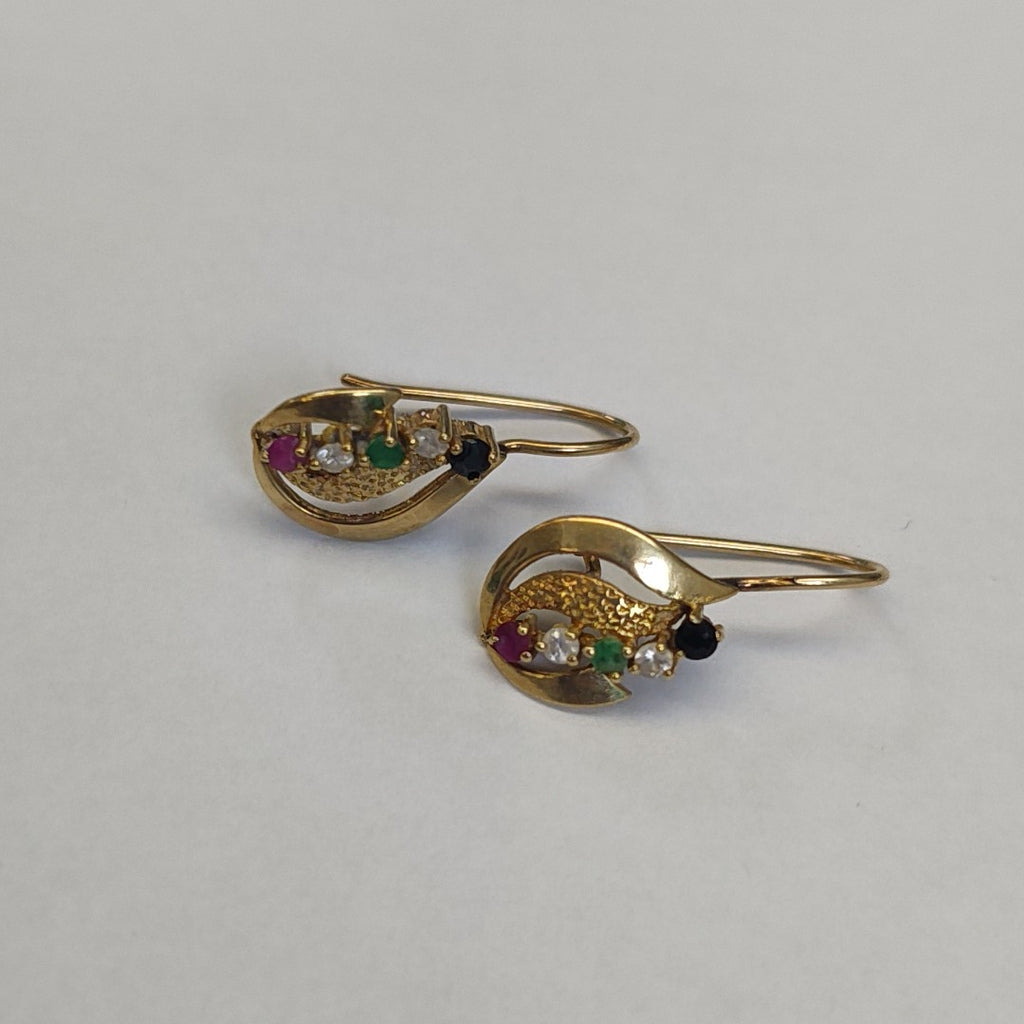 ARETES PAR ORO 10 K 2 GRMS (SEMINUEVO)