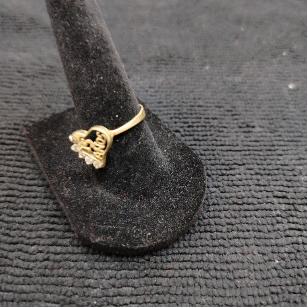ANILLO ORO 10 K 1.5 GRMS (SEMINUEVO)