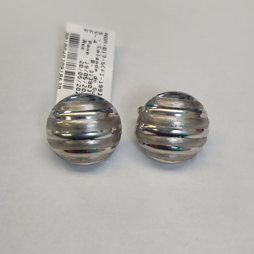 ARETES PAR ORO BLANCO 14 K 6.1 GRMS (SEMINUEVO)