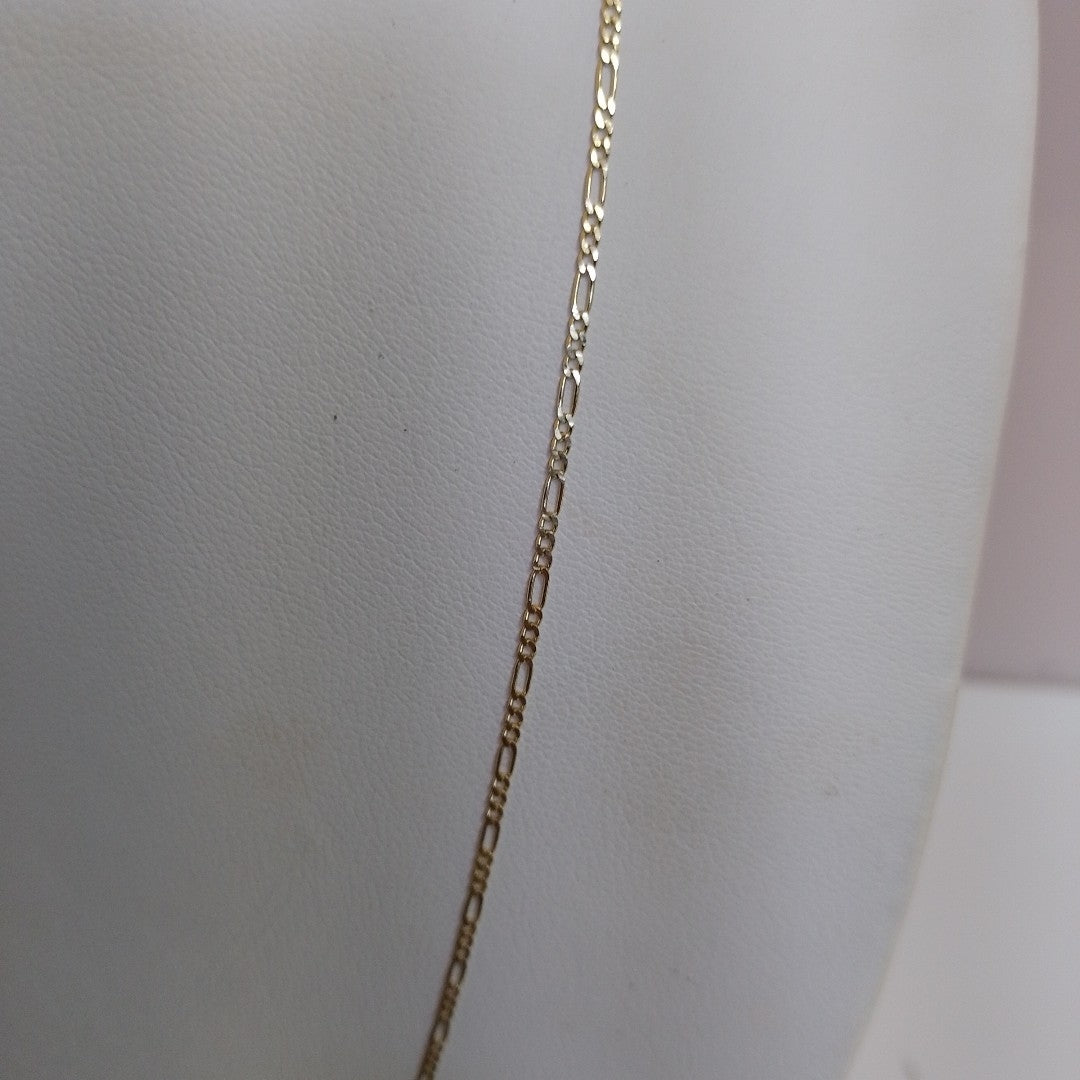 CADENAS TEJIDO 3X1 ORO 14K 55 CM 2.4 GR (NUEVO)