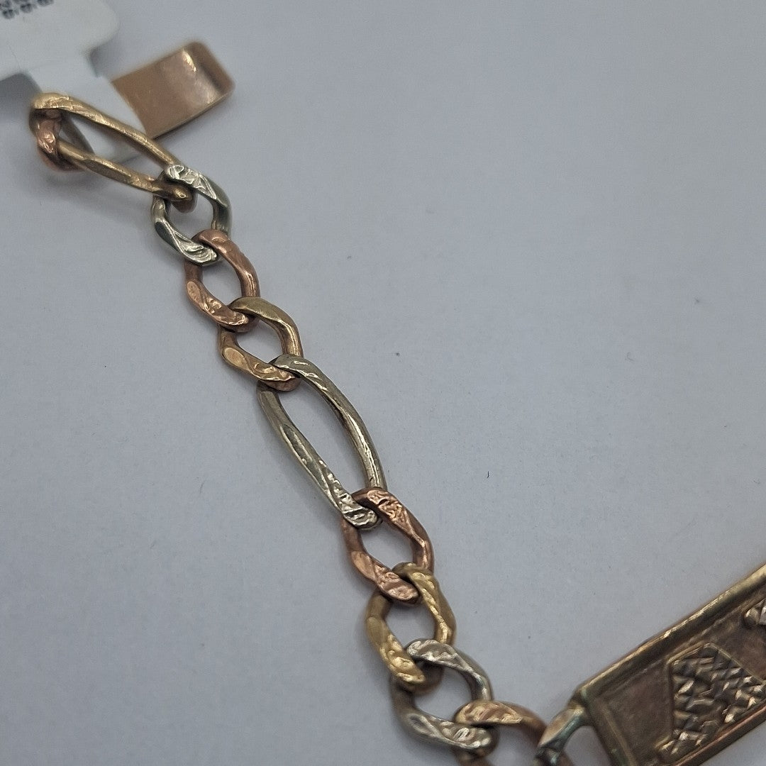 ESCLAVA ORO, ORO COMBINADO 10 K 12.4 GRMS (SEMINUEVO)