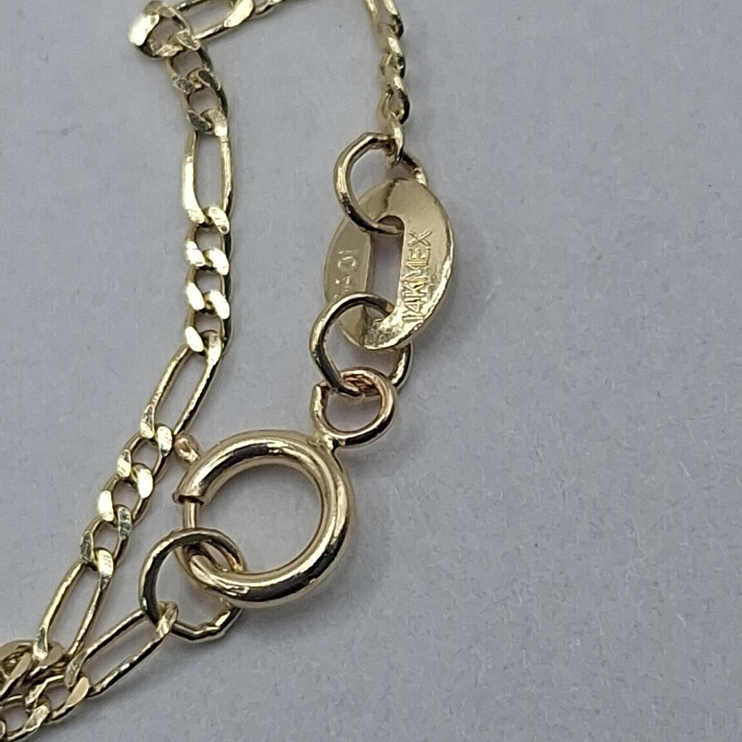 CADENAS TEJIDO 3X1 ORO 14K 55 CM 2.4 GR (NUEVO)