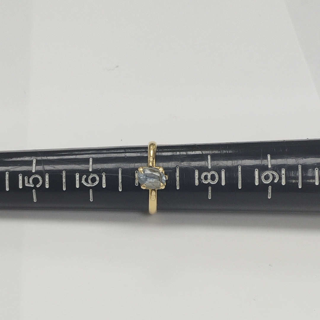 ANILLITO, SOLITARIO ORO 14 K 1.8 GRMS (SEMINUEVO)