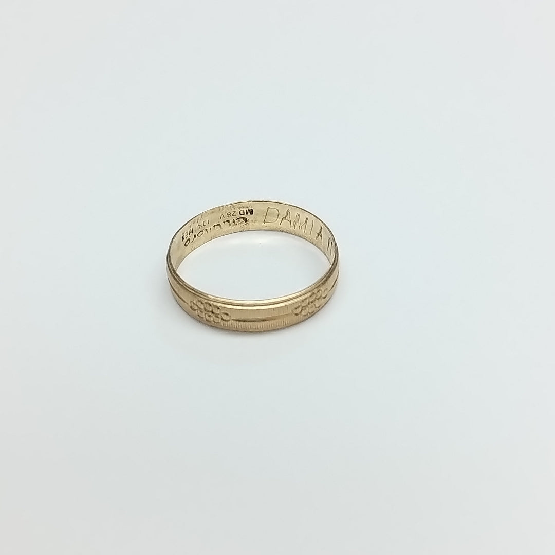 ARGOLLA ORO 10 K 1 GRMS (SEMINUEVO)