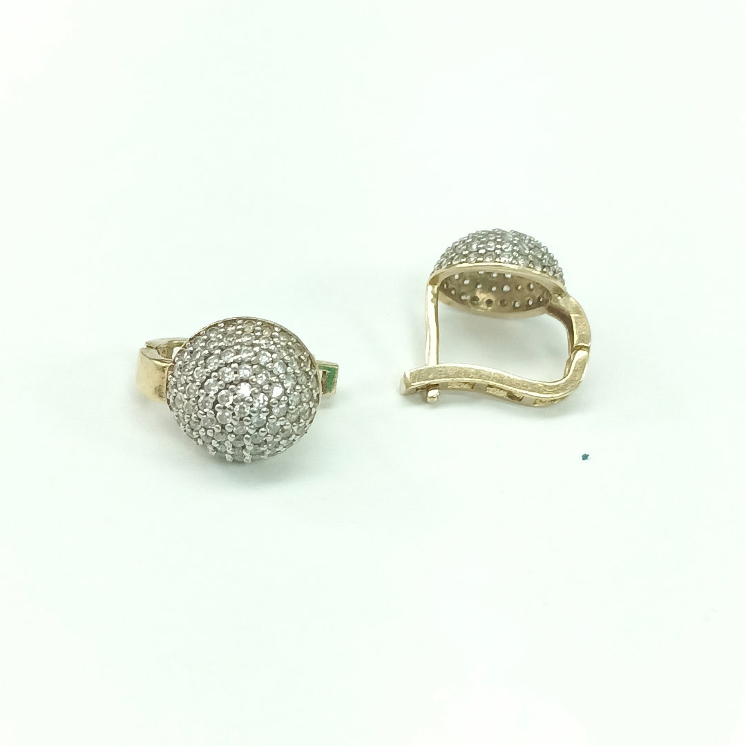 ARETES PAR ORO 10 K 2,50 GRMS (SEMINUEVO)