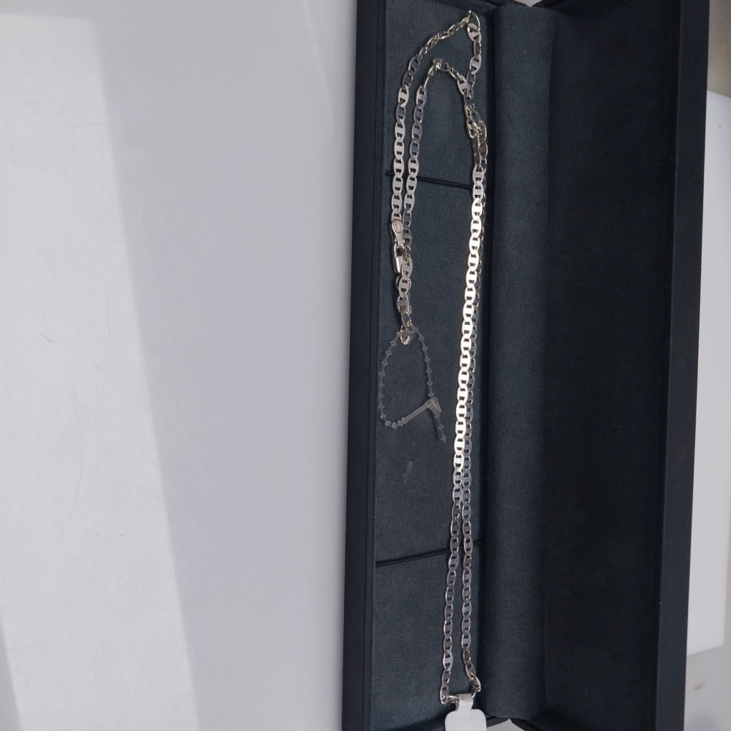 CADENA TEJIDO GUCHI PLATA .925 60 CM 9.2 GR (NUEVO)