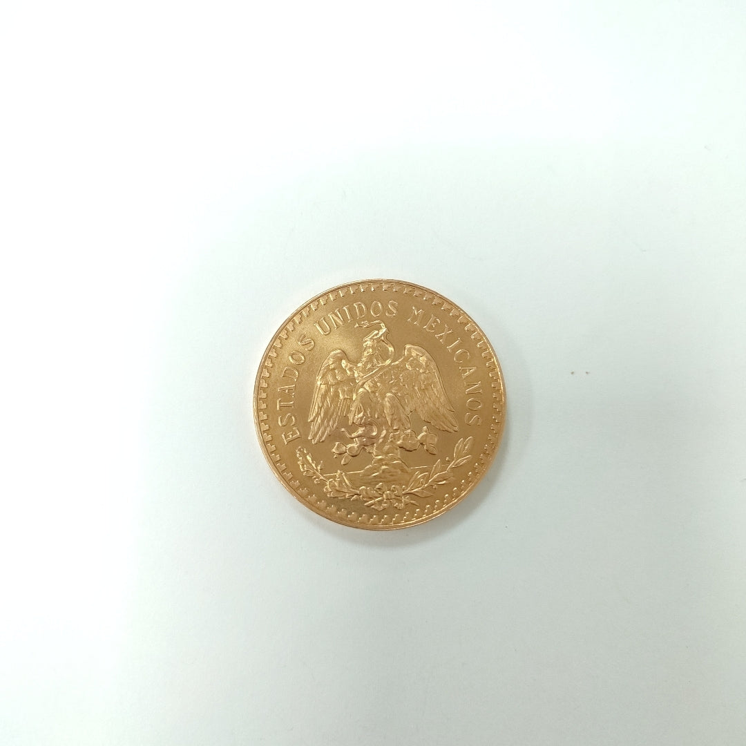K1 41.6 GRMS 21 K IDENTIFICACIÓN MONEDA NOMINATIVA MONEDAS PESOS 50 PESOS (SEMINUEVO)