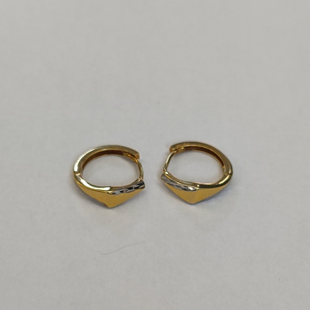 ARRACADAS PAR ORO 14 K 1.5 GRMS (SEMINUEVO)