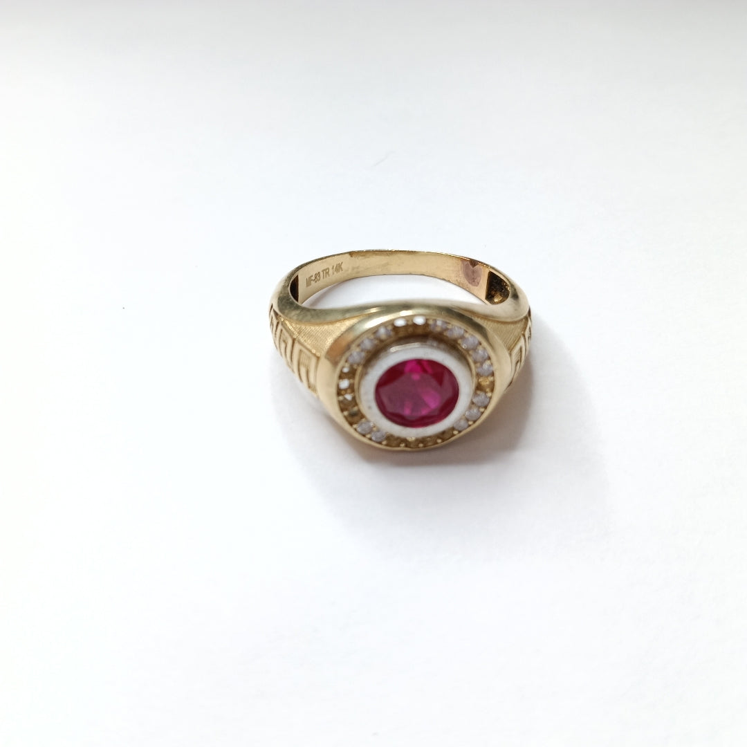 ANILLO ORO 14 K 6.5 GRMS (SEMINUEVO)