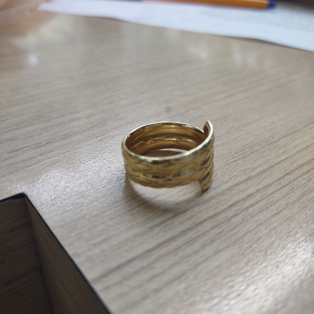 ANILLO ORO 14 K 1.9 GRMS (SEMINUEVO)