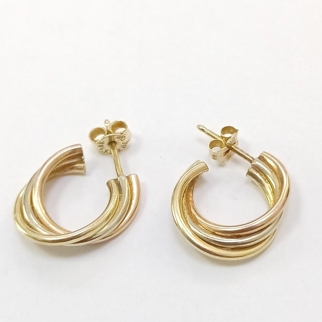 BROQUELES PAR ORO 14 K 2,30 GRMS (SEMINUEVO)