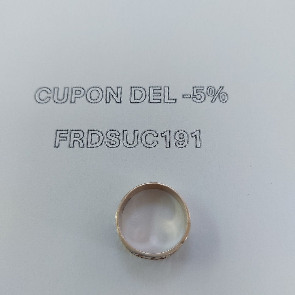 ANILLO DE GRADUACIÓN ORO 8 K 5.8 GRMS (SEMINUEVO)