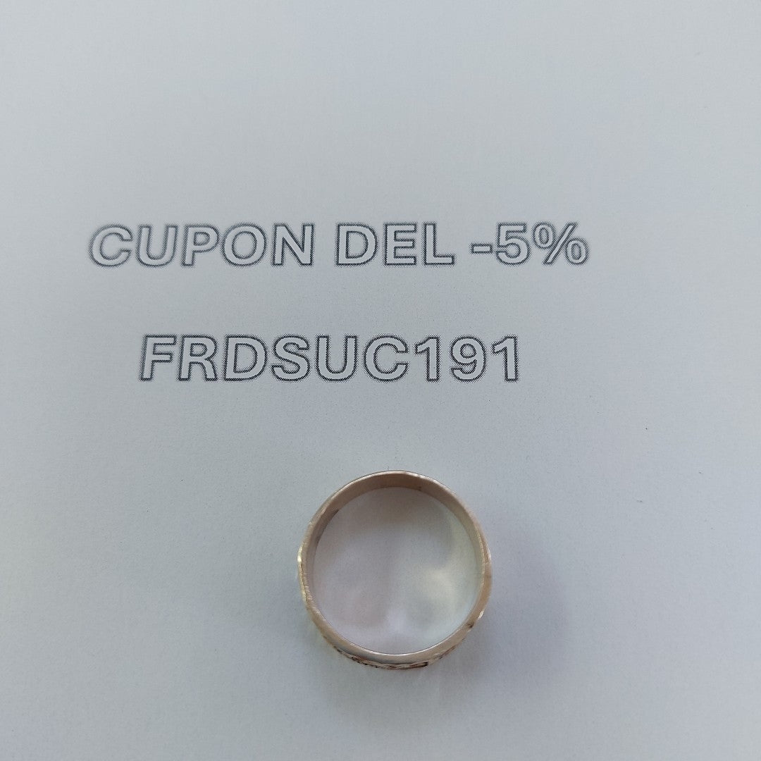 ANILLO DE GRADUACIÓN ORO 8 K 5.8 GRMS (SEMINUEVO)
