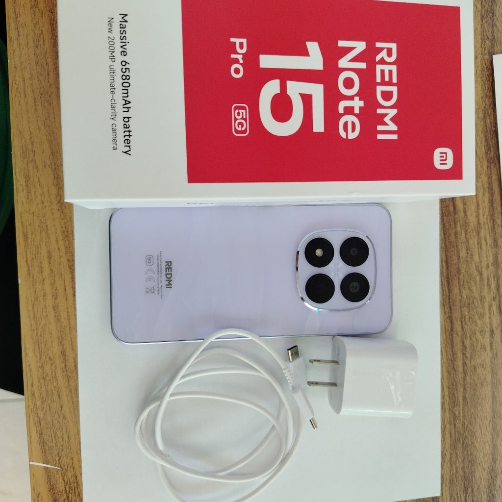 CELULAR XIAOMI REDMI NOTE 15 PRO 5G 25080RABDG (2026) 512 GB 8 GB RAM (SEMINUEVO)