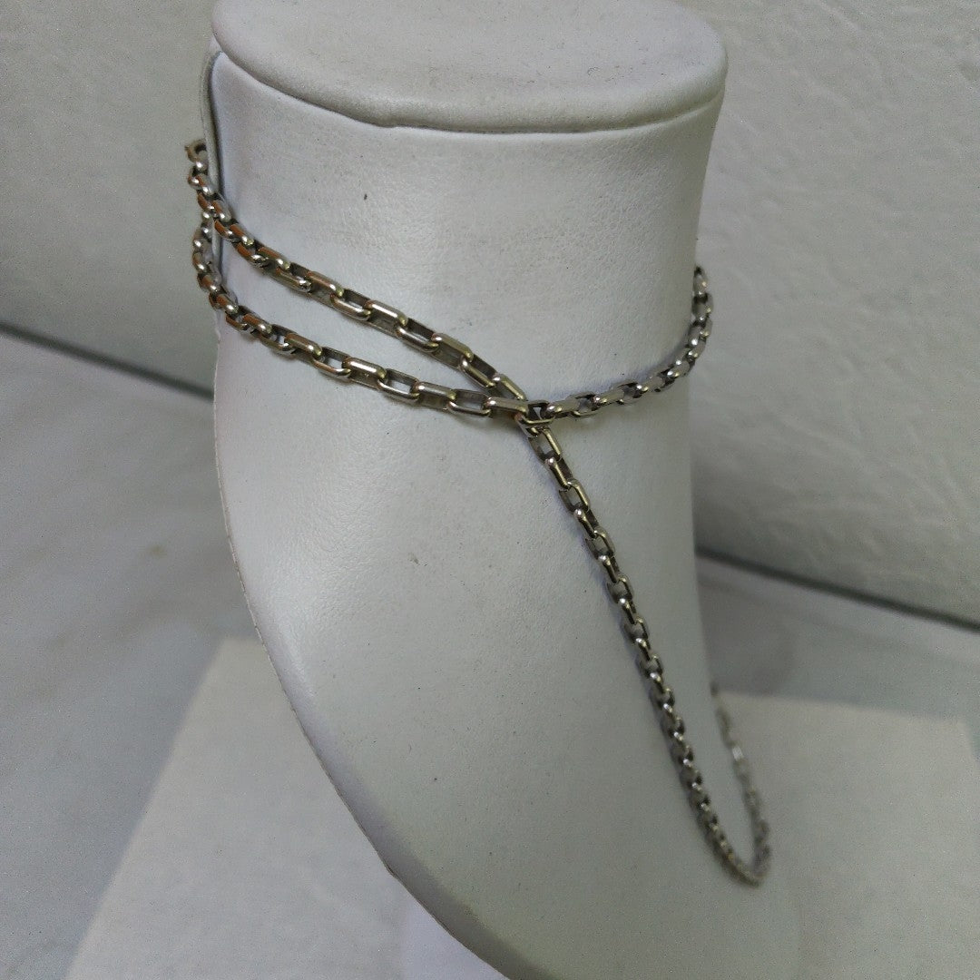 CADENA ORO BLANCO 18 K 22.5 GRMS (SEMINUEVO)