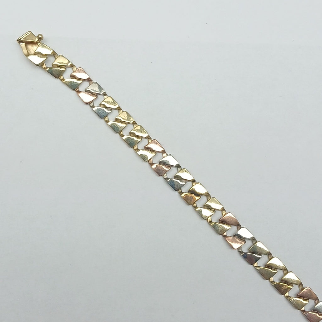 PULSERA ORO,ORO COMBINADO 14 K 11,00 GRMS (SEMINUEVO)