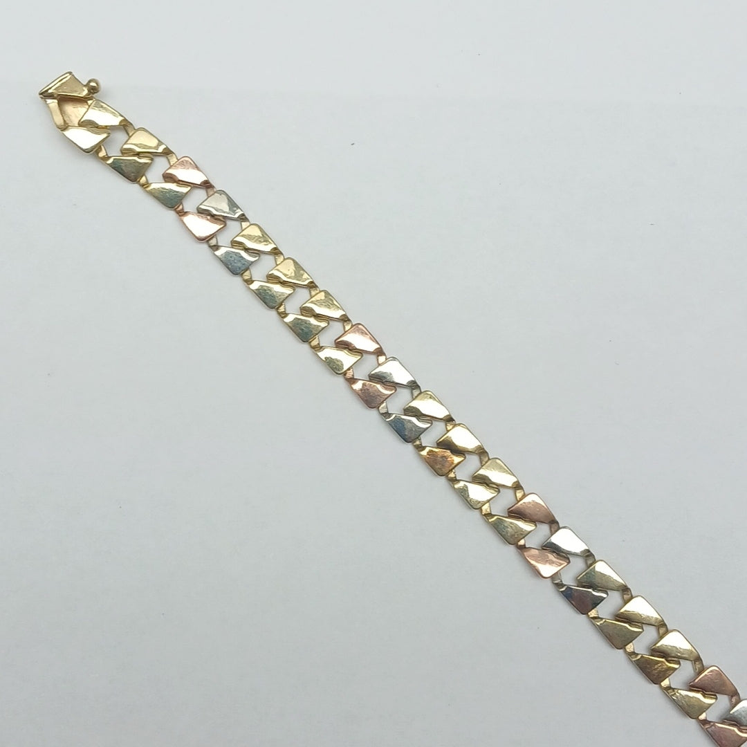 PULSERA ORO,ORO COMBINADO 14 K 11,00 GRMS (SEMINUEVO)