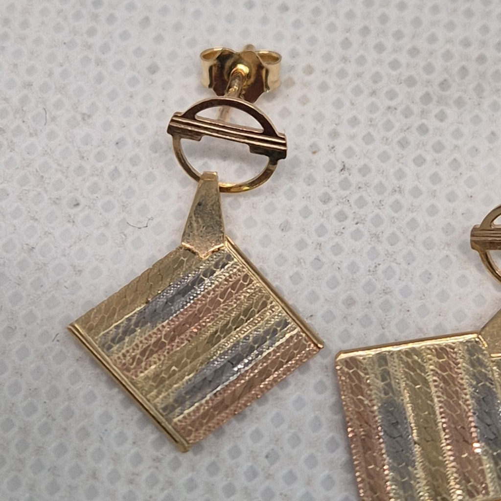 ARETES PAR ORO 14 K 1.2 GRMS (SEMINUEVO)