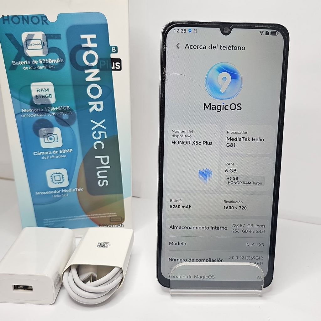 CELULAR HONOR X5C PLUS NLA-LX3 (2025) 256 GB 6 GB RAM (SEMINUEVO)