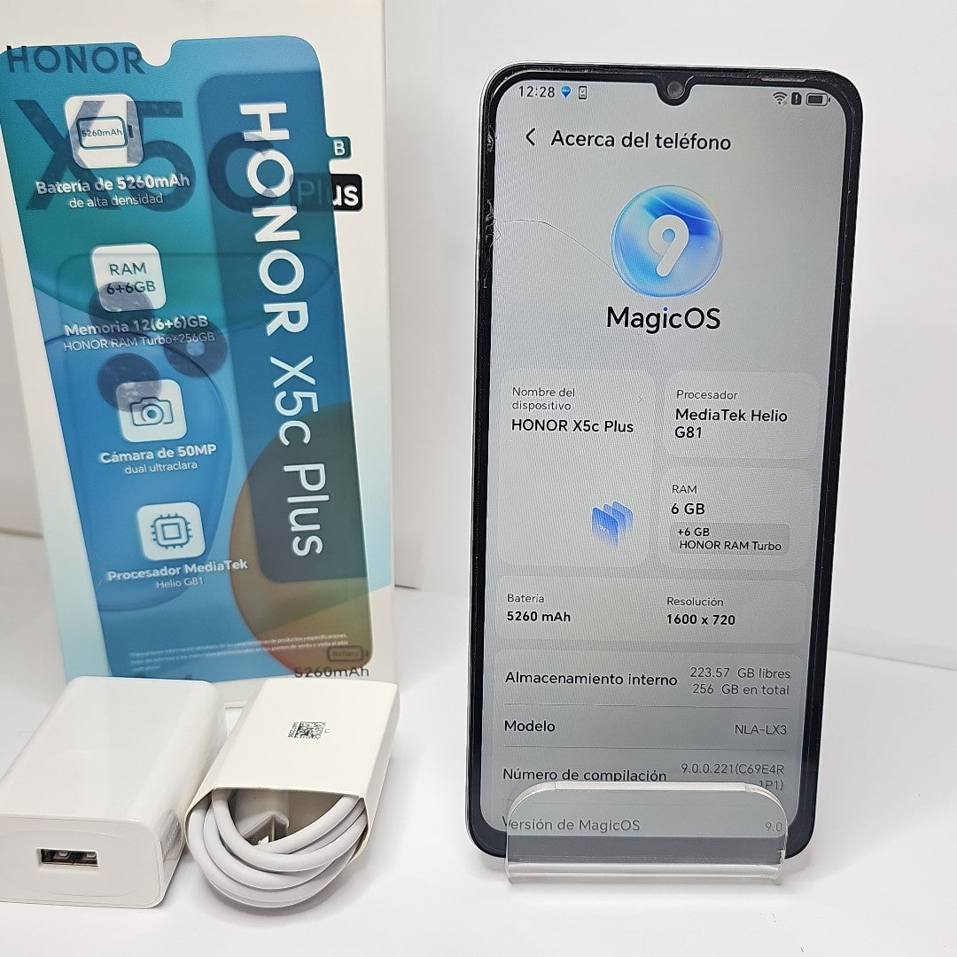 CELULAR HONOR X5C PLUS NLA-LX3 (2025) 256 GB 6 GB RAM (SEMINUEVO)