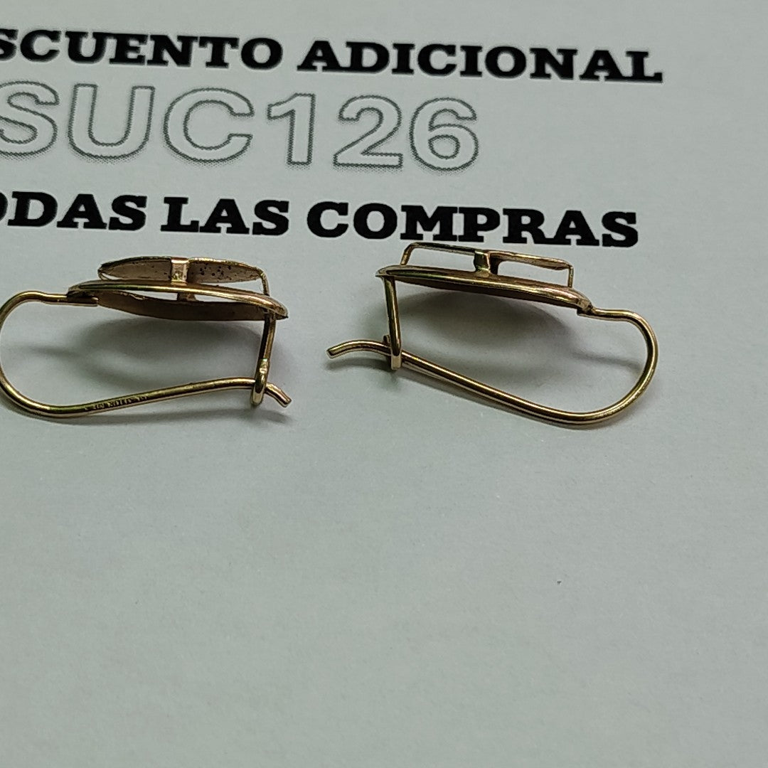 ARETES PAR ORO 8 K 1.5 GRMS (SEMINUEVO)
