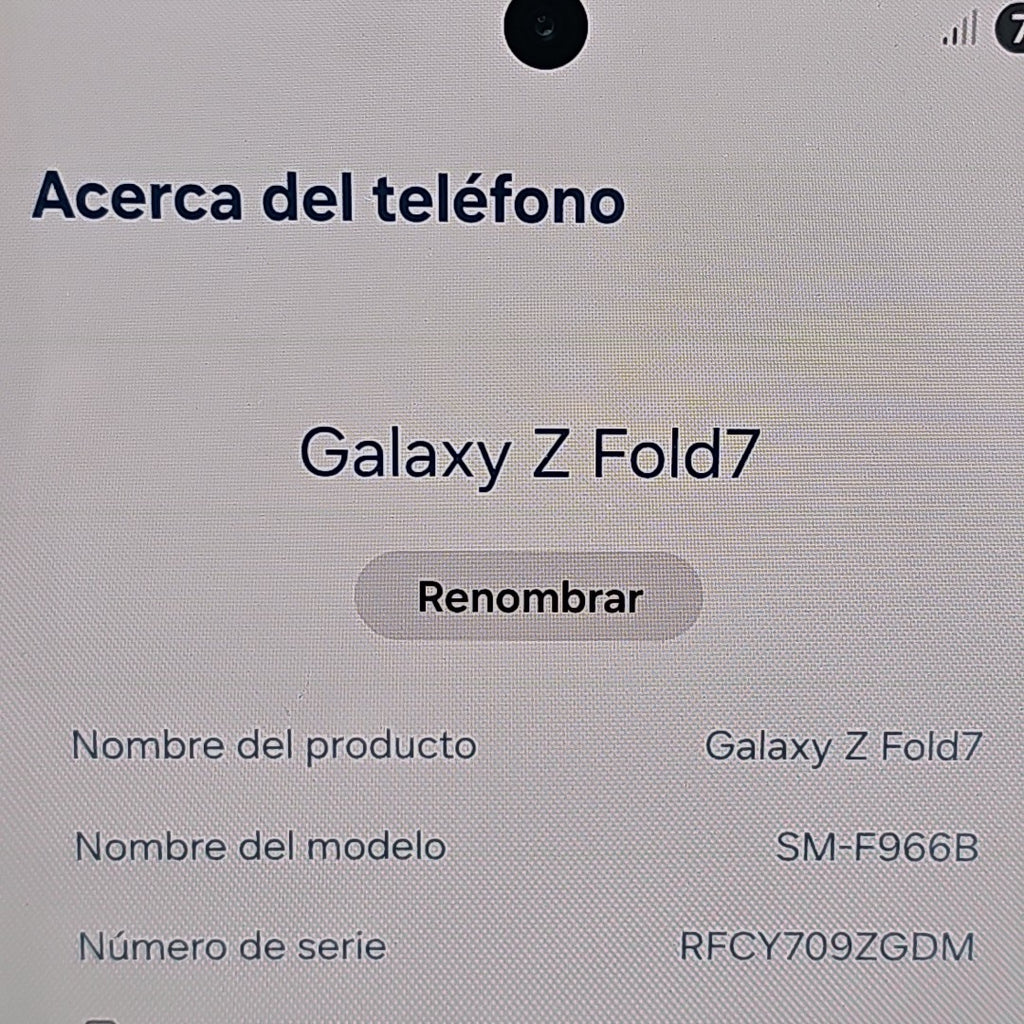 CELULAR SAMSUNG GALAXY Z FOLD7 SM-F966B (2025) 512 GB 12 GB RAM