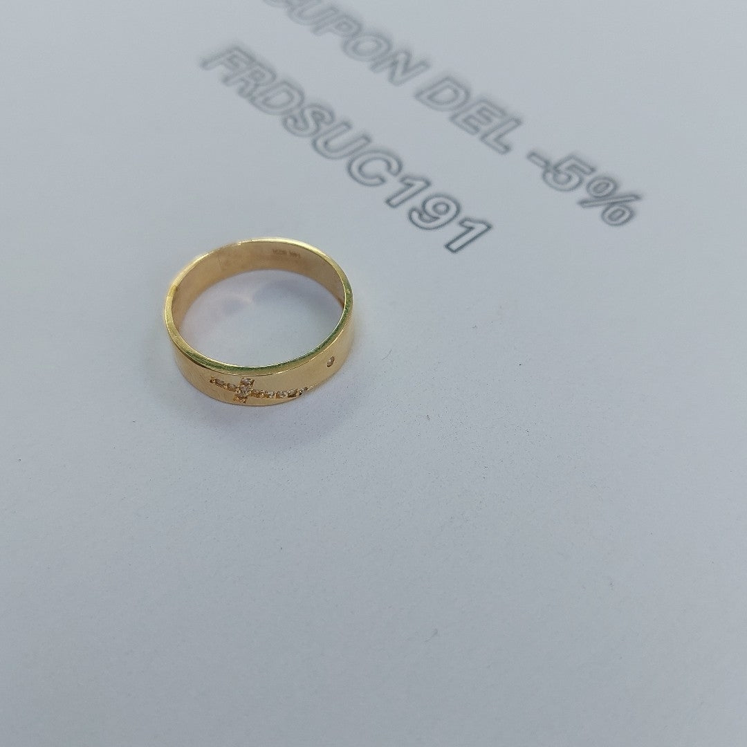ANILLO ORO 14 K 2.4 GRMS (SEMINUEVO)