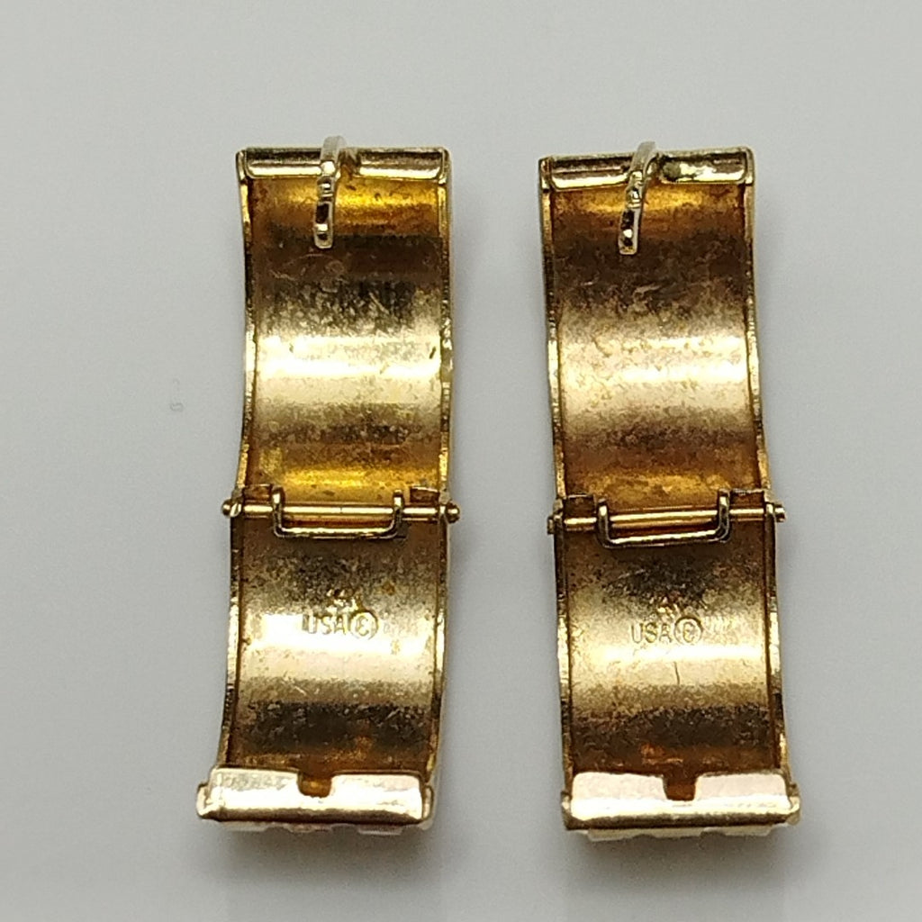 ARETES PAR ORO,RODIADO 14 K 3,70 GRMS (SEMINUEVO)