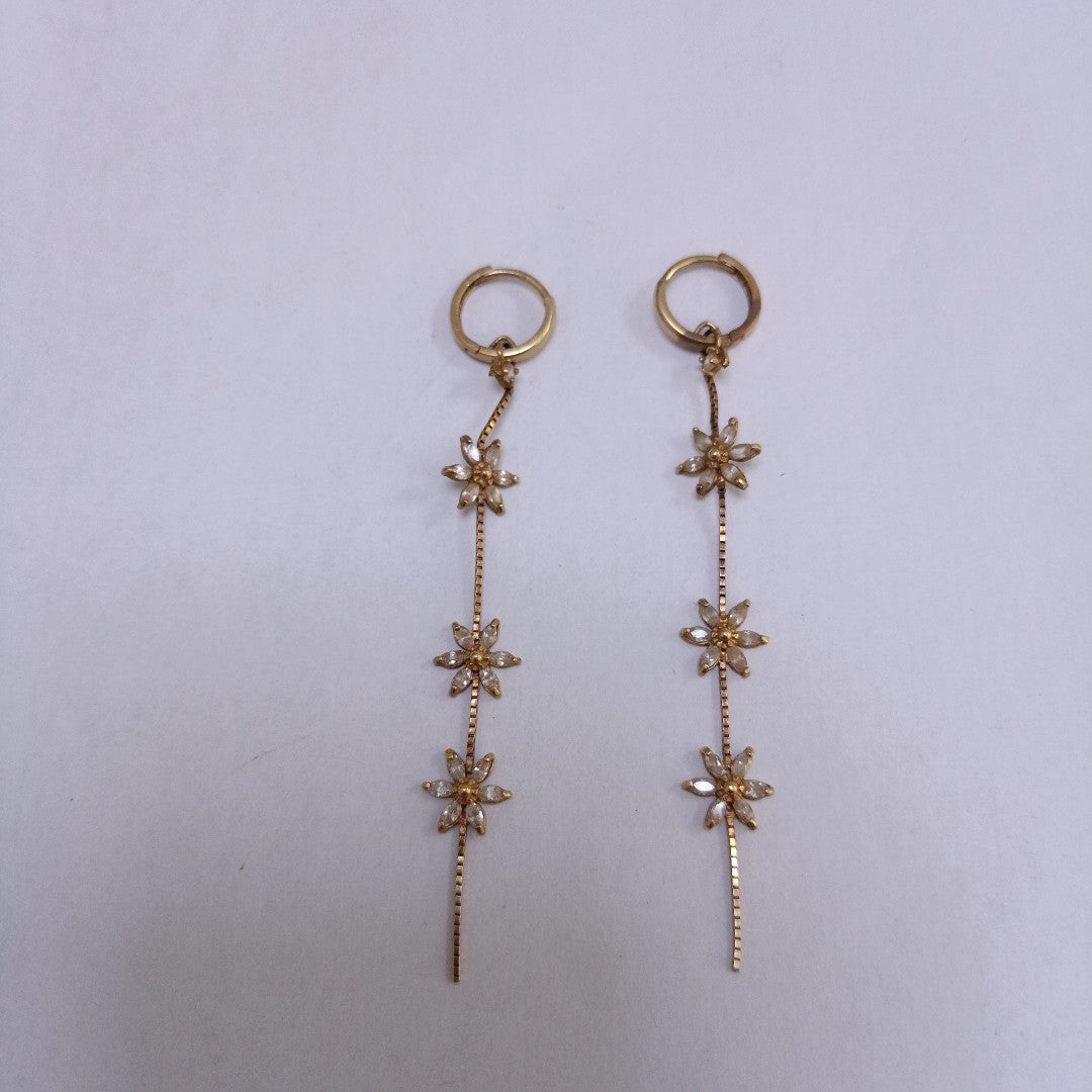 ARRACADAS PAR ORO 14 K 3,10 GRMS (SEMINUEVO)