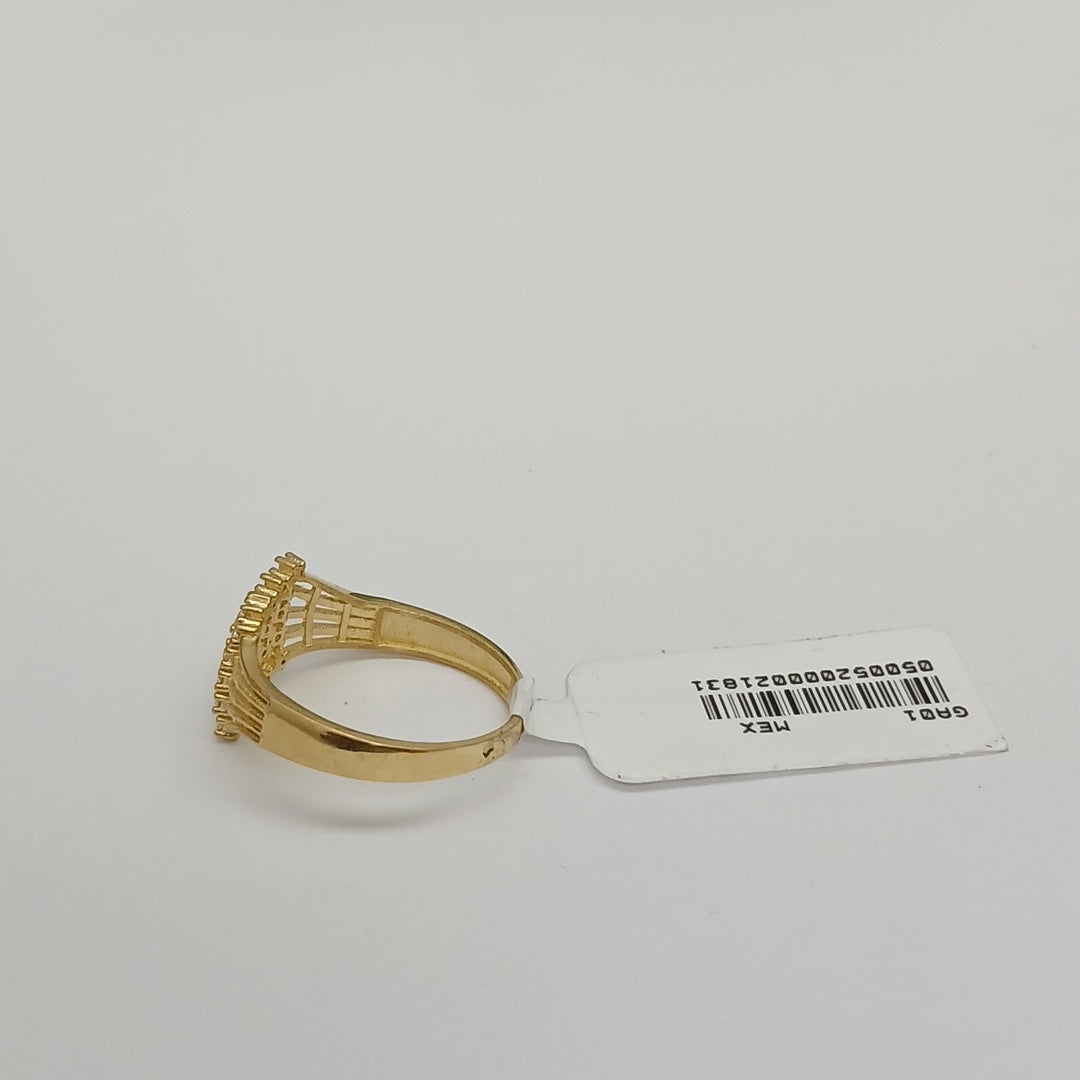 ANILLOS C/CIRCONIA ORO 10K TALLA 9 2.5 GR (NUEVO)