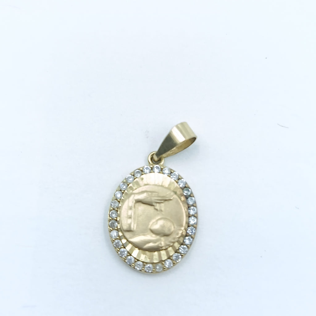 MEDALLA RELIGIOSA ORO 10 K 1.1 GRMS (SEMINUEVO)