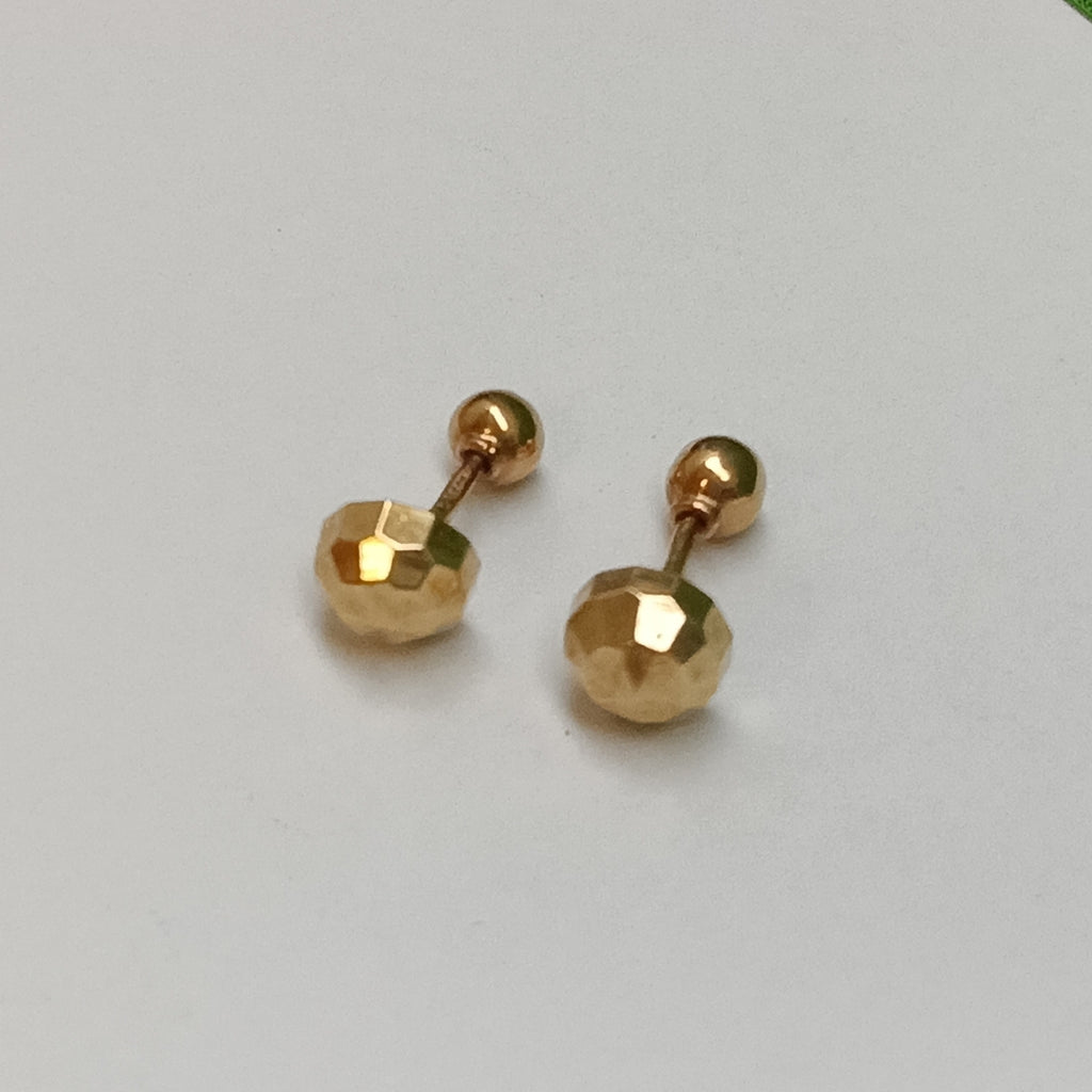 BROQUELES PAR ORO 14 K 0,60 GRMS (SEMINUEVO)