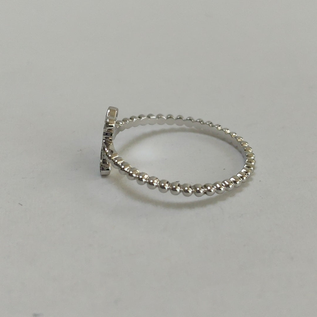 ANILLITO ORO BLANCO 14 K 1.1 GRMS (SEMINUEVO)