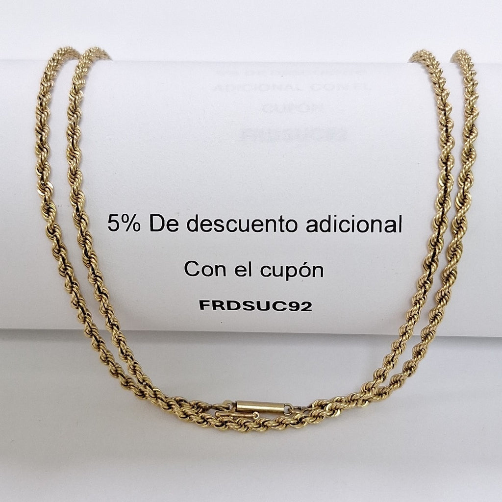 CADENA ORO 10 K 14 GRMS (SEMINUEVO)
