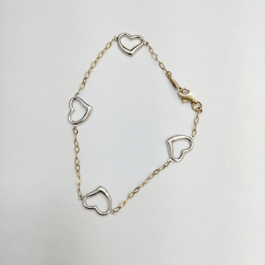 PULSERA ORO, ORO COMBINADO 14 K 1.8 GRMS (SEMINUEVO)