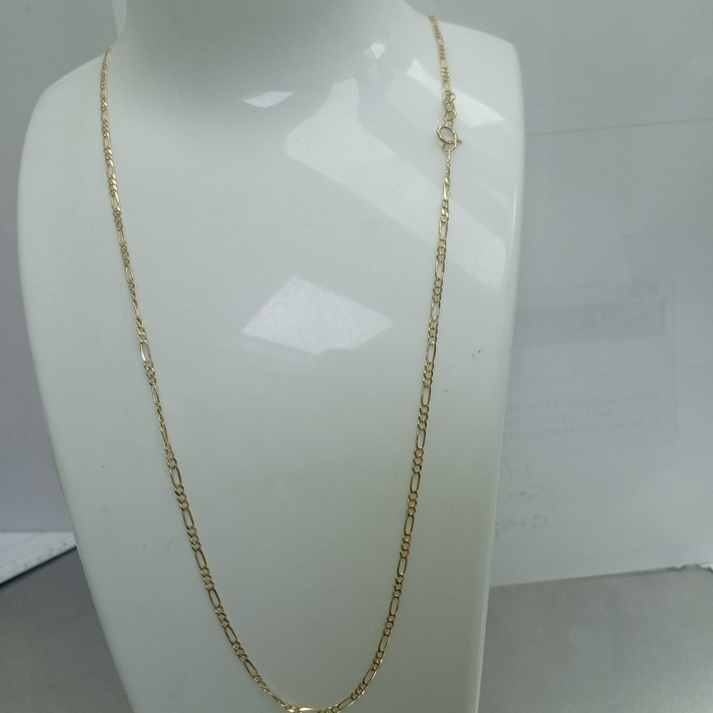 CADENAS TEJIDO 3X1 ORO 10K 55 CM 3.2 GR (NUEVO)