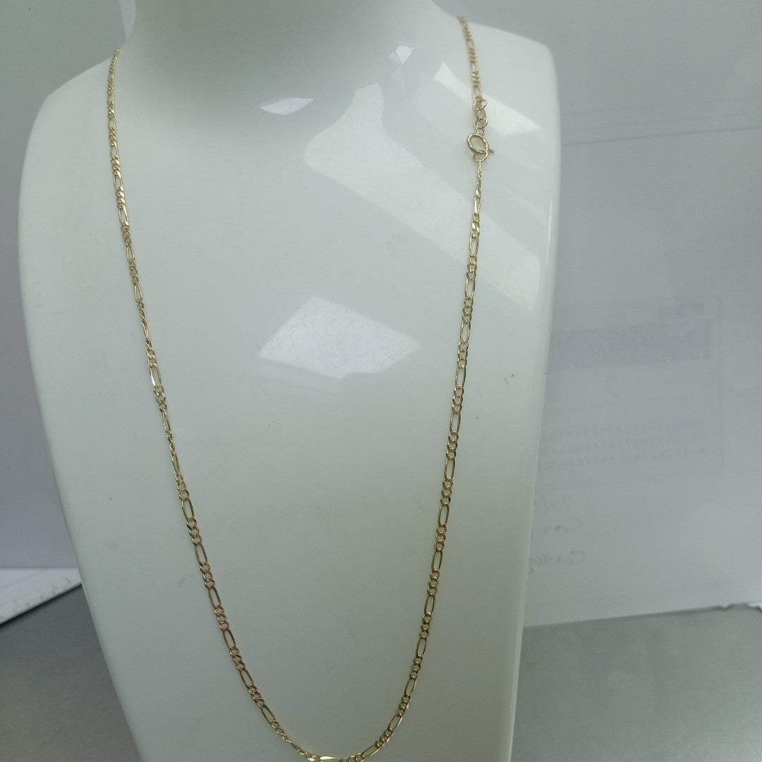 CADENAS TEJIDO 3X1 ORO 10K 55 CM 3.2 GR (NUEVO)