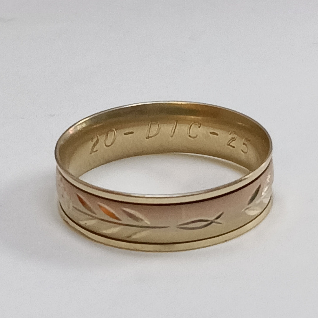 ARGOLLA ORO 14 K 3,10 GRMS (SEMINUEVO)