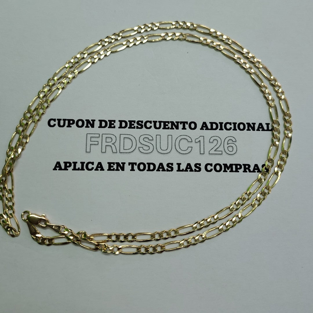 CADENAS 3X1 ORO 14K 60 CM 8.9 GR (NUEVO)