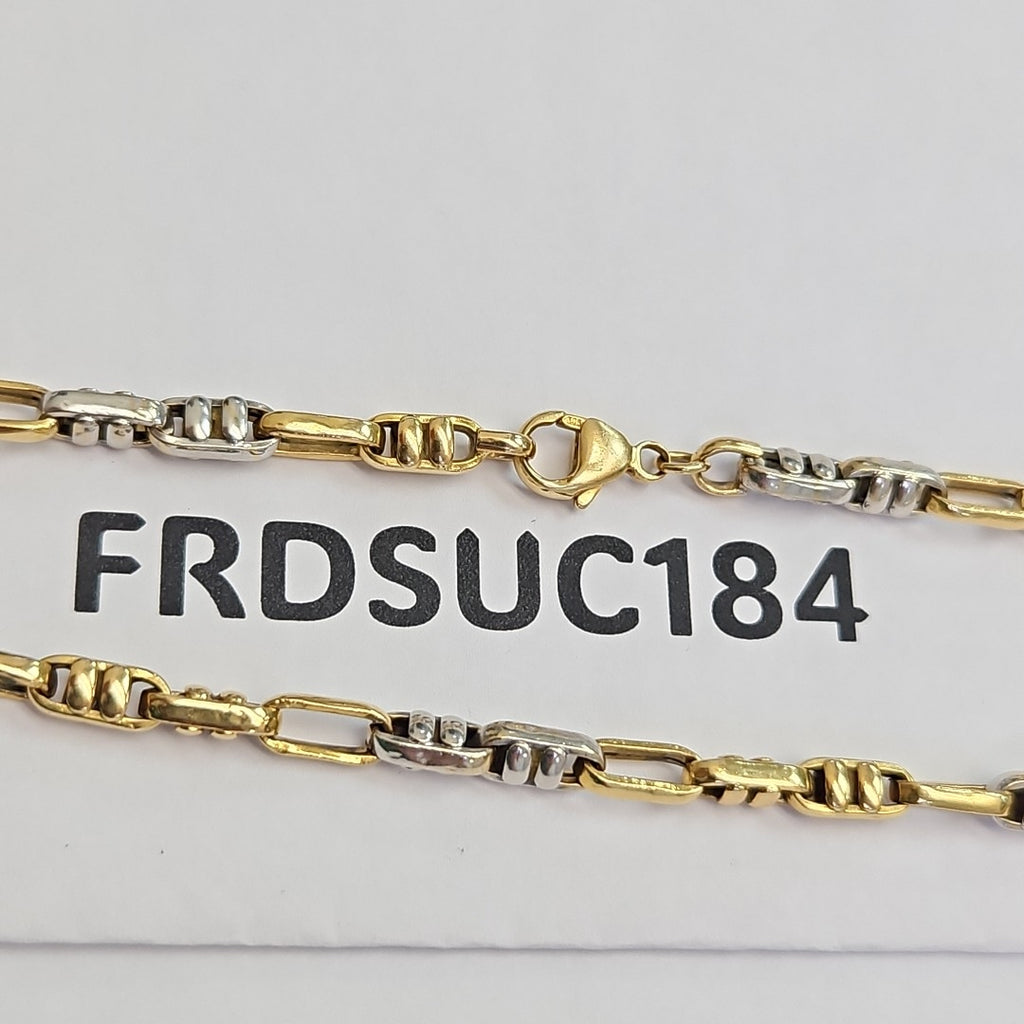 CADENA ORO, ORO BLANCO 14 K 24.7 GRMS (SEMINUEVO)