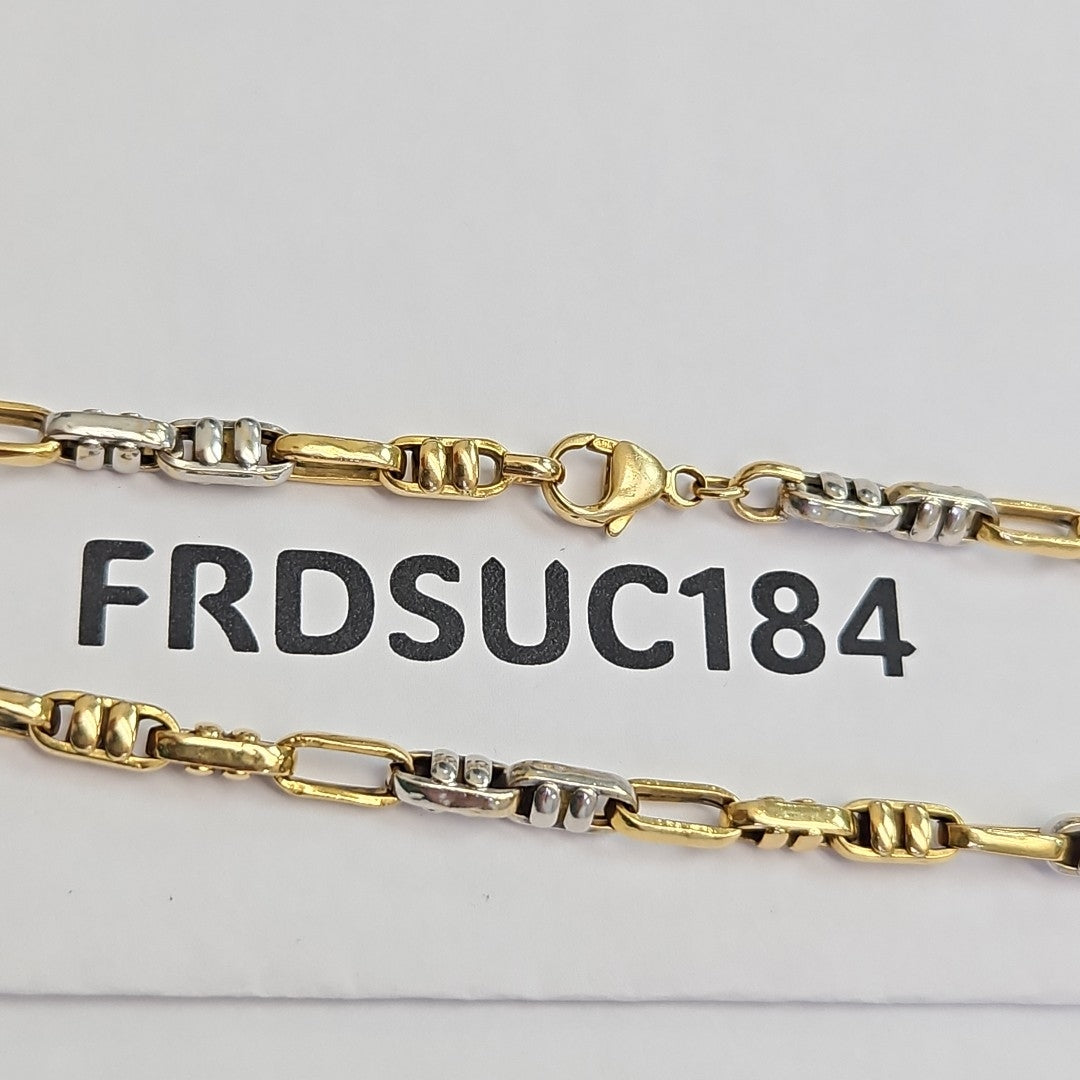 CADENA ORO, ORO BLANCO 14 K 24.7 GRMS (SEMINUEVO)