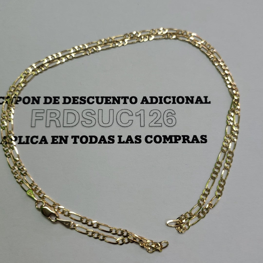 CADENAS 3X1 ORO 14K 55 CM 4.6 GR (NUEVO)