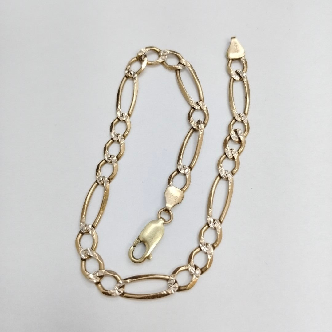 PULSERA ORO, RODIADO 14 K 9.4 GRMS (SEMINUEVO)