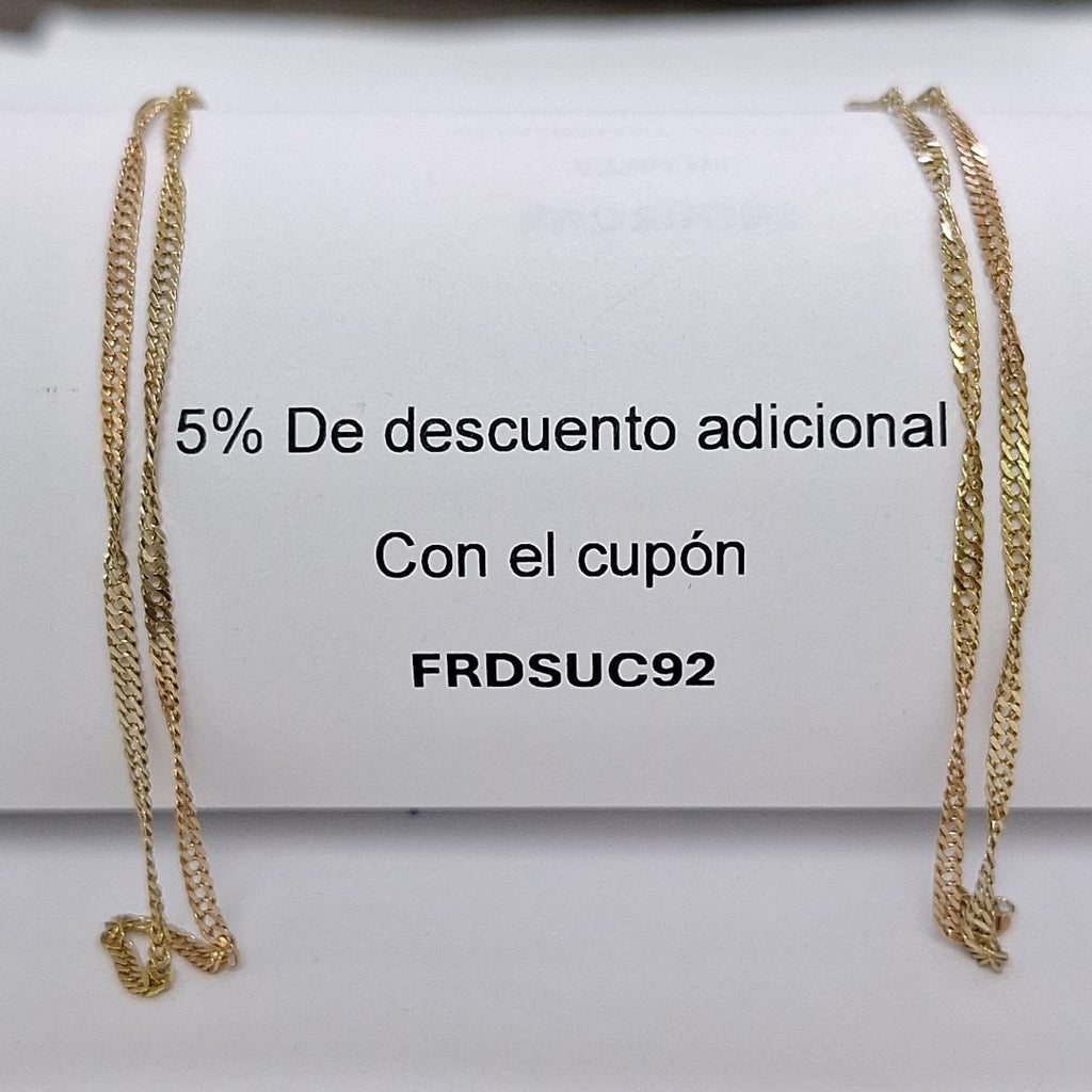 CADENA ORO 14 K 4 GRMS (SEMINUEVO)
