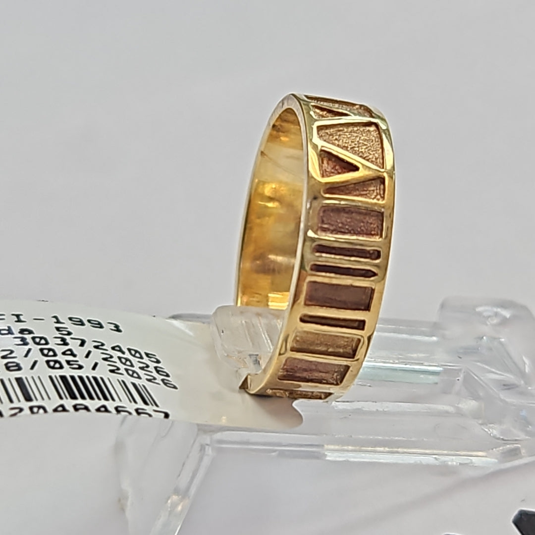 ARGOLLA ORO 14 K 3.4 GRMS (SEMINUEVO)