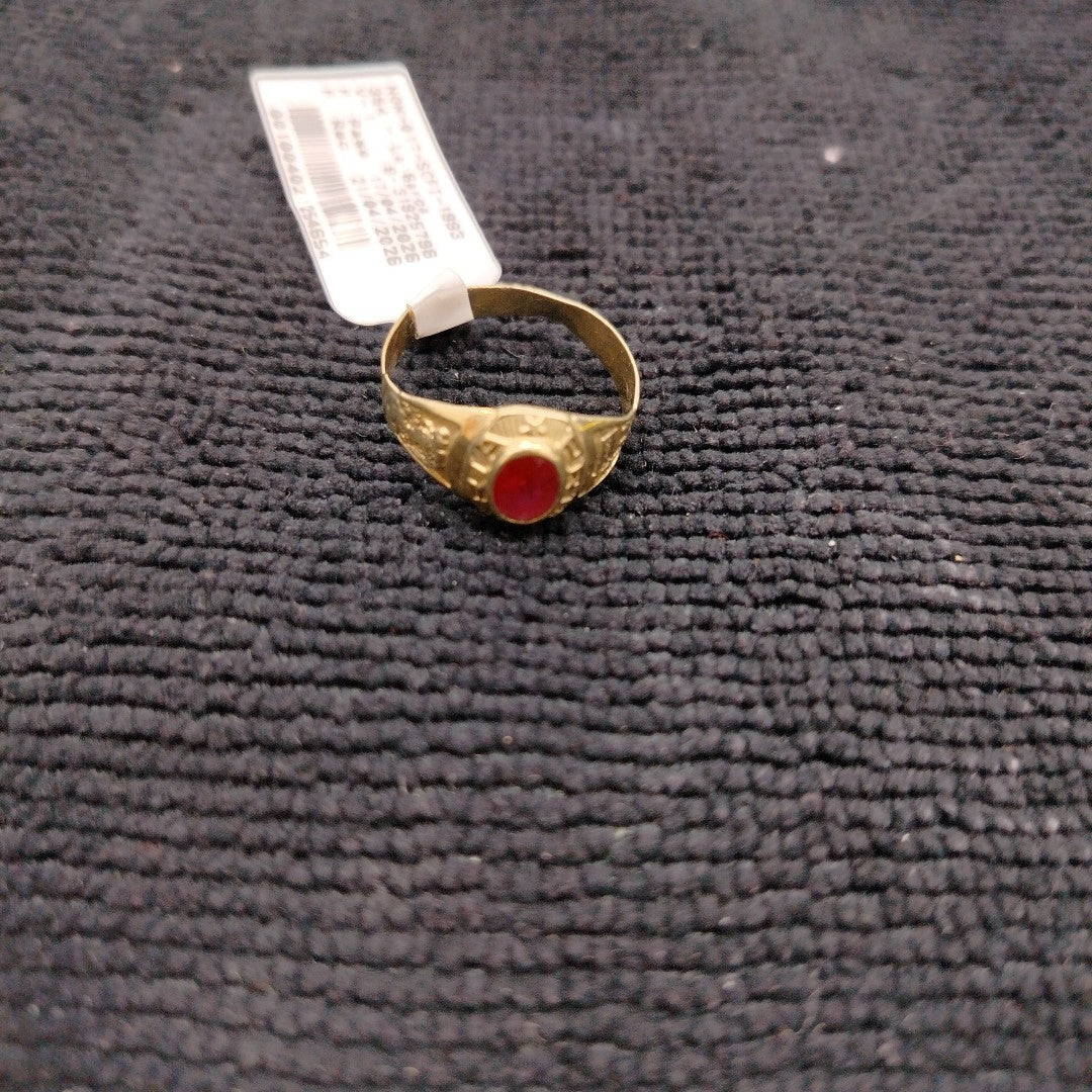 ANILLO DE GRADUACIÓN ORO 10 K 1,70 GRMS (SEMINUEVO)